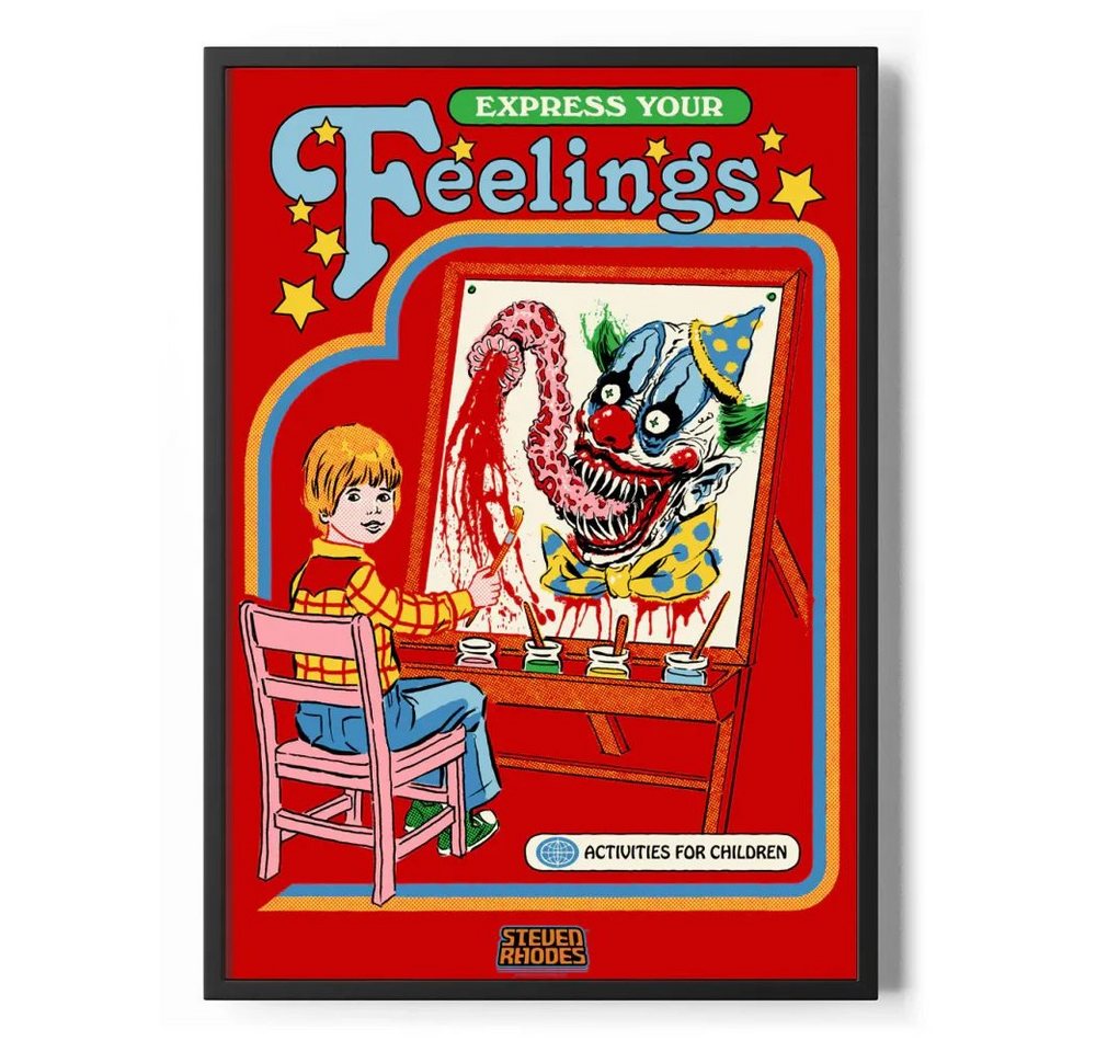 Steven Rhodes Poster Express Your Feelings Poster Standard Steven Rhodes Poster Express Your Feelings Poster Standard von Steven Rhodes