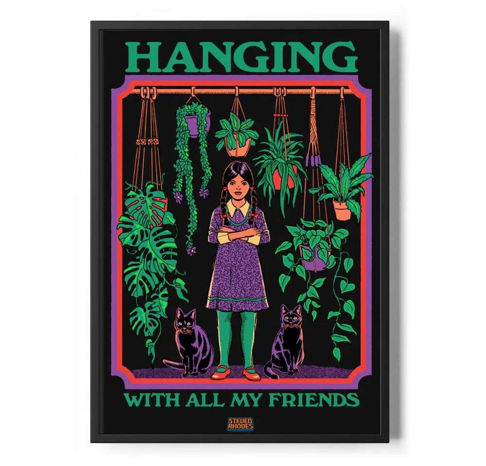 Steven Rhodes Poster Hanging With All MY Friends Poster Standard Steven Rhodes Poster Hanging With All MY Friends Poster Standard von Steven Rhodes