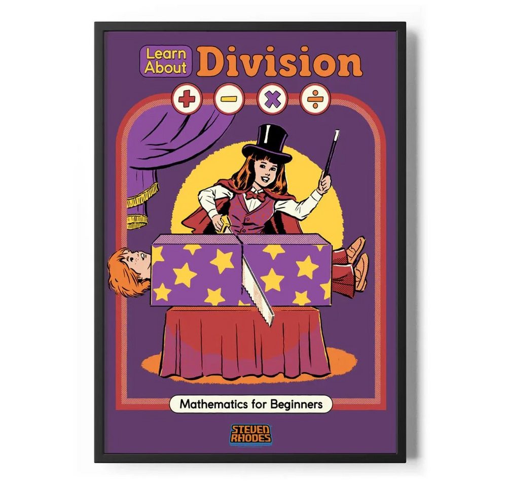 Steven Rhodes Poster Learn About Division Poster Standard Steven Rhodes Poster Learn About Division Poster Standard von Steven Rhodes