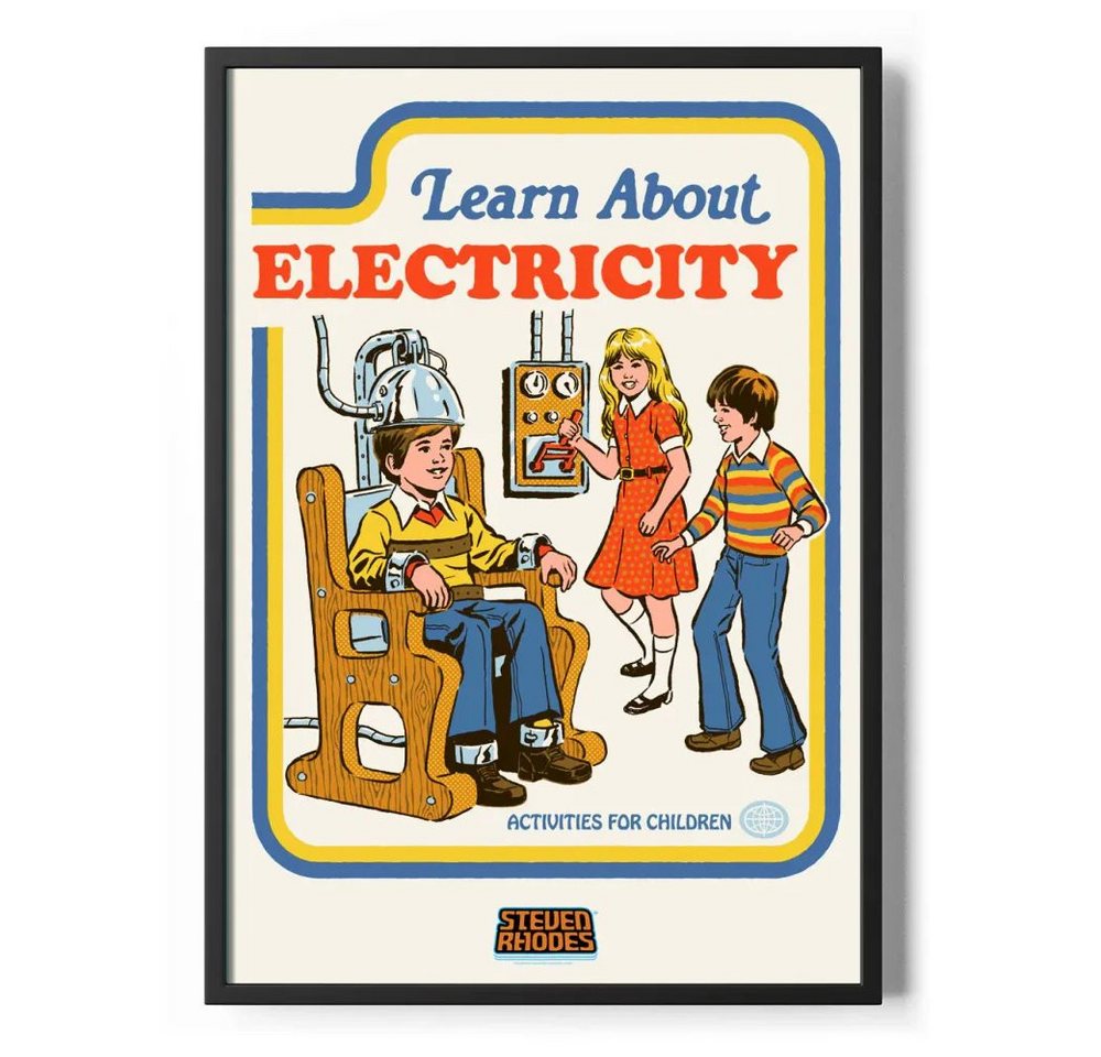 Steven Rhodes Poster Learn About Electricity Poster Standard Steven Rhodes Poster Learn About Electricity Poster Standard von Steven Rhodes