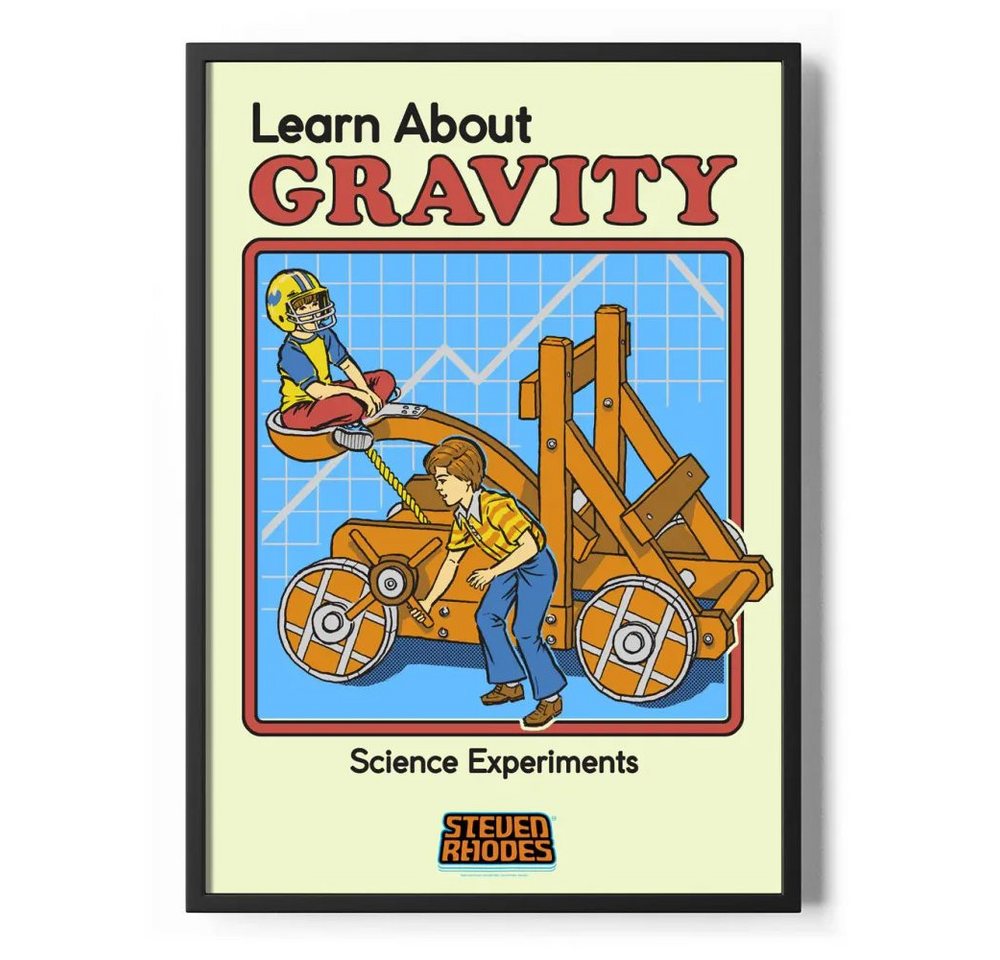 Steven Rhodes Poster Learn About Gravity Poster Standard Steven Rhodes Poster Learn About Gravity Poster Standard von Steven Rhodes