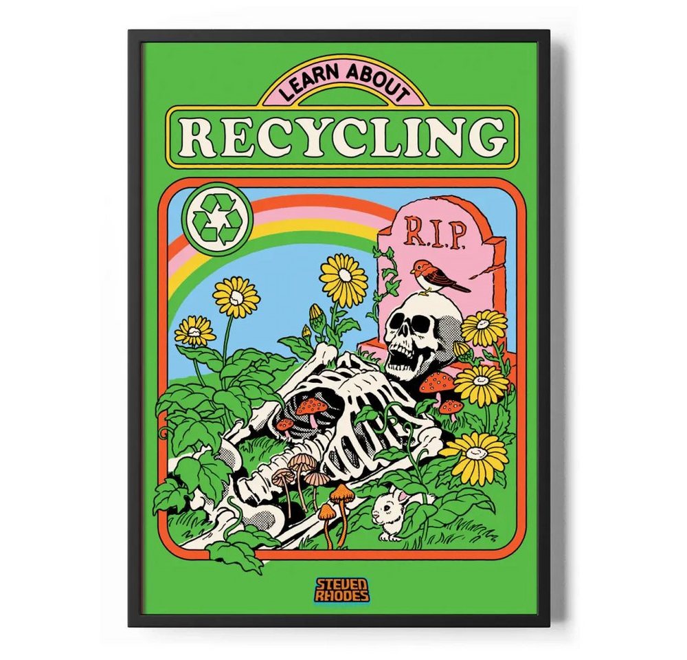 Steven Rhodes Poster Learn About Recycling Poster Standard Steven Rhodes Poster Learn About Recycling Poster Standard von Steven Rhodes