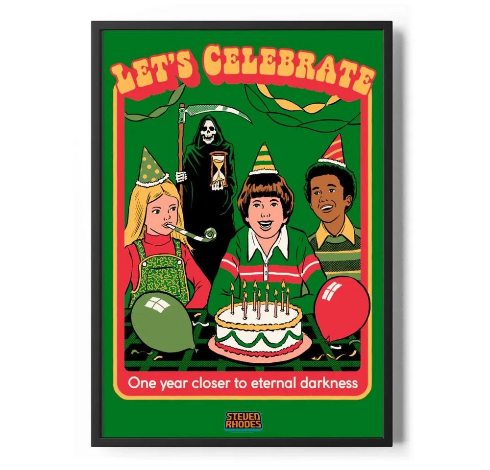 Steven Rhodes Poster Let'S Celebrate Poster Standard Steven Rhodes Poster Let'S Celebrate Poster Standard von Steven Rhodes