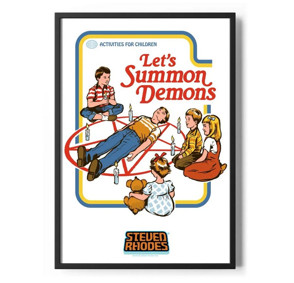 Steven Rhodes Poster Let'S Summon Demons Poster Standard Steven Rhodes Poster Let'S Summon Demons Poster Standard von Steven Rhodes