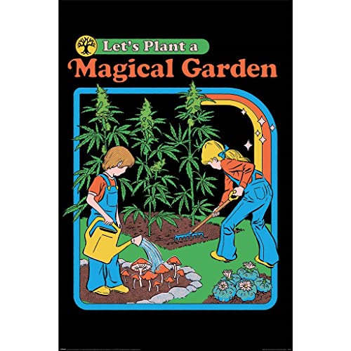 Steven Rhodes Poster Let's Plant A Magical Garden von Steven Rhodes