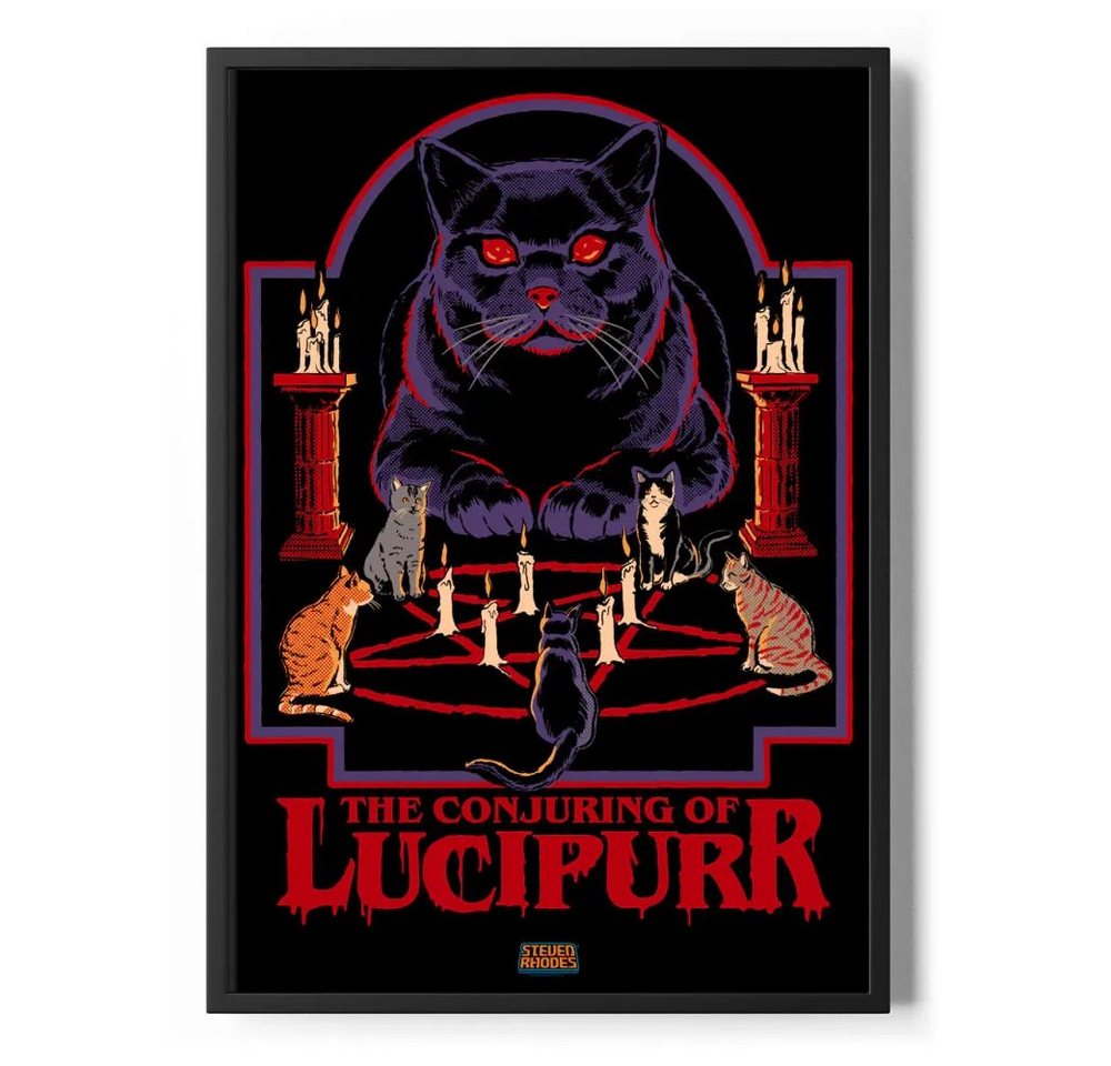 Steven Rhodes Poster Lucipurr Poster Standard Steven Rhodes Poster Lucipurr Poster Standard von Steven Rhodes