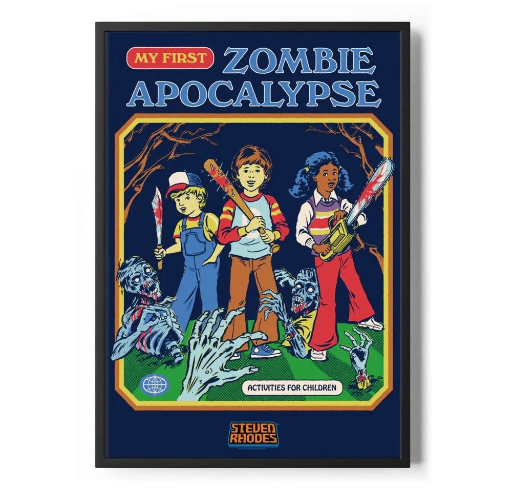 Steven Rhodes Poster MY First Zombie Acopalypse Poster Standard Steven Rhodes Poster MY First Zombie Acopalypse Poster Standard von Steven Rhodes