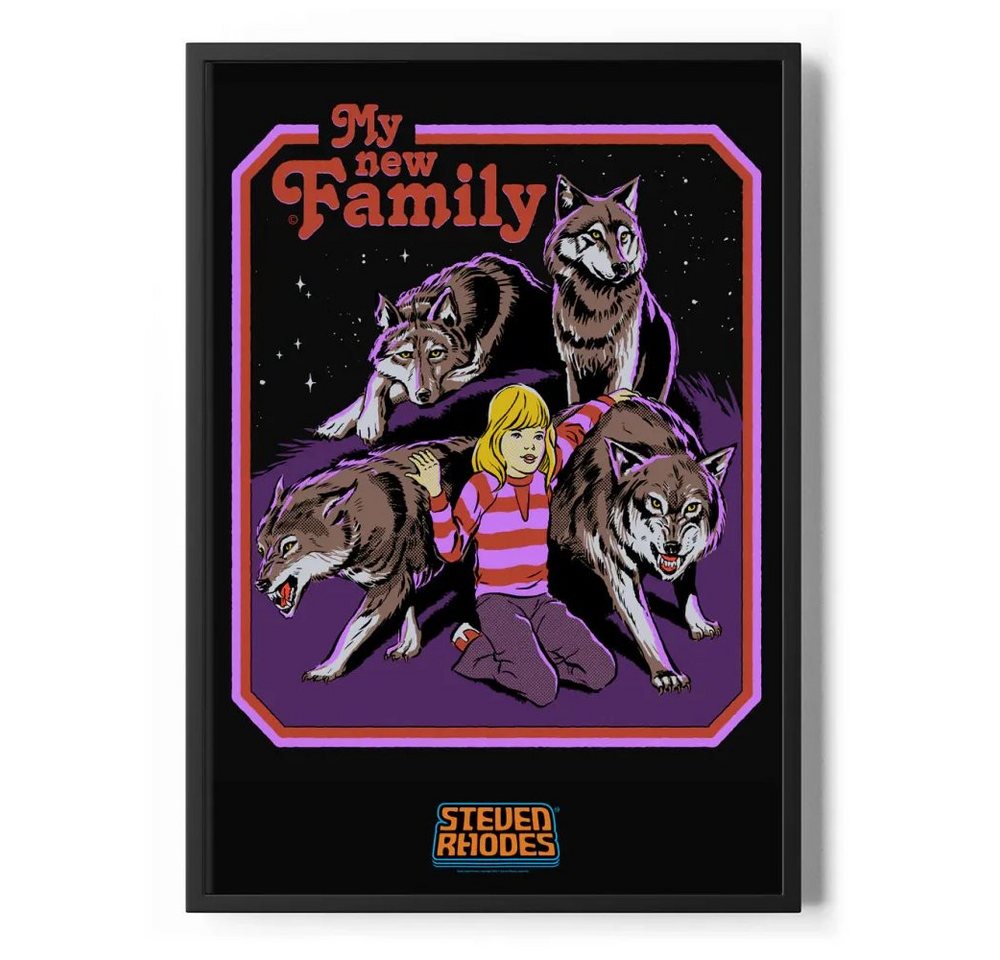 Steven Rhodes Poster MY New Family Poster Standard Steven Rhodes Poster MY New Family Poster Standard von Steven Rhodes