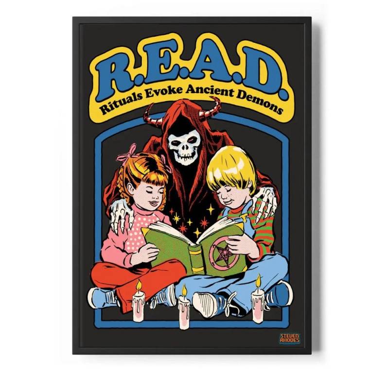 Steven Rhodes Poster Read Poster Standard Steven Rhodes Poster Read Poster Standard von Steven Rhodes