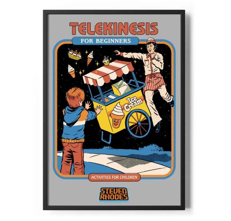 Steven Rhodes Poster Telekinesis For Beginners Poster Standard Steven Rhodes Poster Telekinesis For Beginners Poster Standard von Steven Rhodes