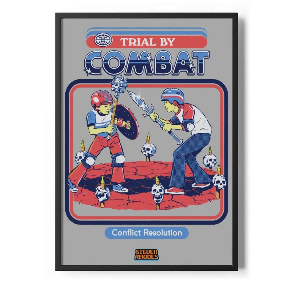 Steven Rhodes Poster Trial BY Combat Poster Standard Steven Rhodes Poster Trial BY Combat Poster Standard von Steven Rhodes