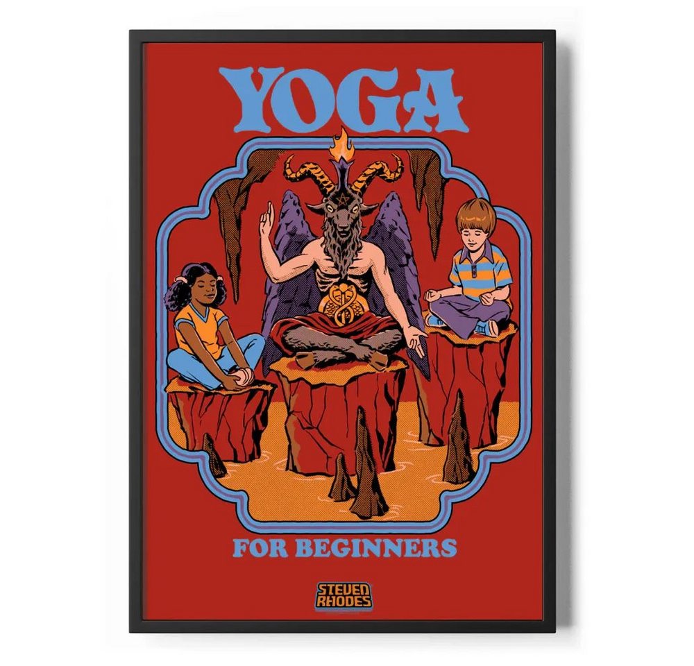 Steven Rhodes Poster Yoga For Beginners Poster Standard Steven Rhodes Poster Yoga For Beginners Poster Standard von Steven Rhodes