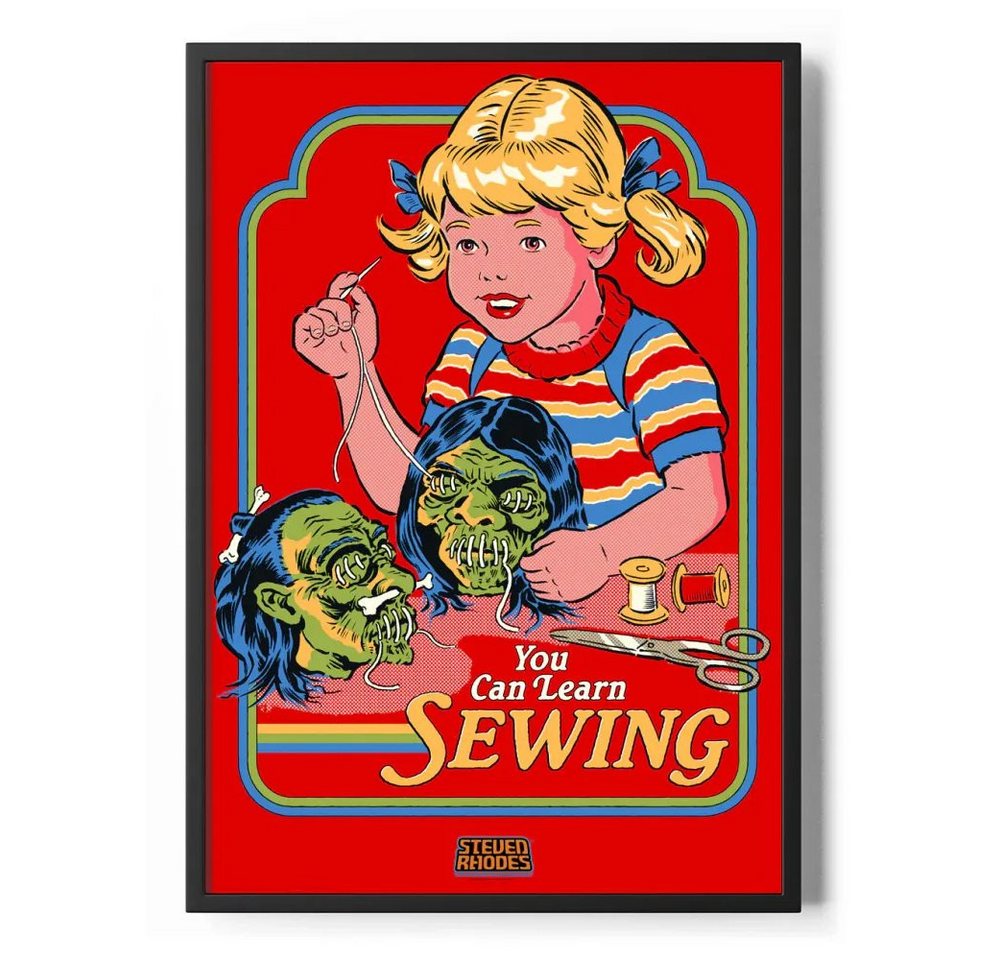 Steven Rhodes Poster You Can Learn Sewing Poster Standard Steven Rhodes Poster You Can Learn Sewing Poster Standard von Steven Rhodes