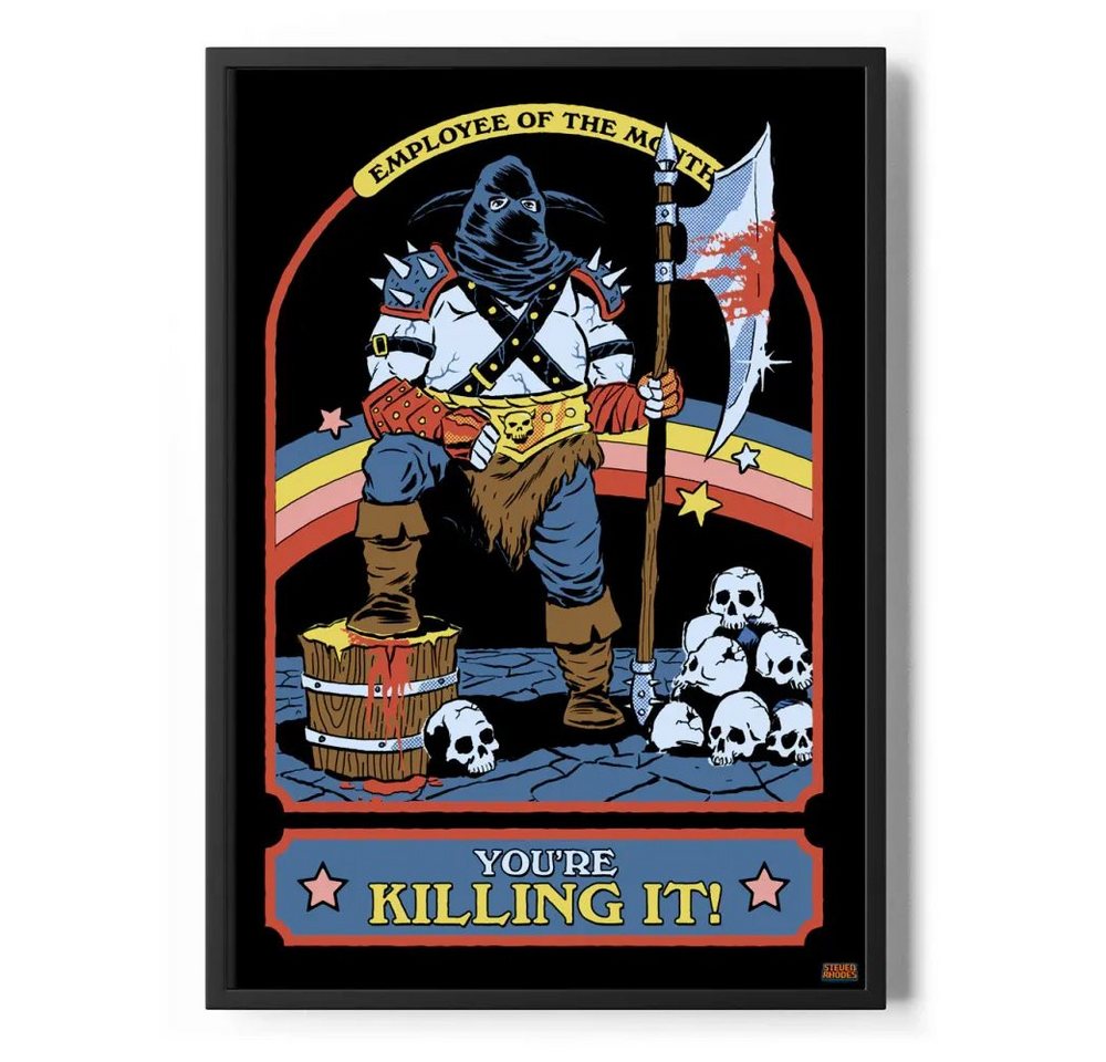 Steven Rhodes Poster You'RE Killing IT Poster Standard Steven Rhodes Poster You'RE Killing IT Poster Standard von Steven Rhodes
