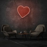Herz Neon Schild - Love Led Schild, Home Dekor, Hochzeit Licht, Valentinstag Zeichen von StevenSigns