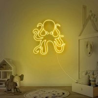 Oktopus Neon Schild - Tiere Schild, Wanddekoration, Wandschild, Led Lichter, Party Dekoration, Art von StevenSigns