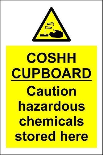 Stevenca Metall-Blechschild Coshh Cupboard, 20,3 x 30,5 cm, dekoratives Aluminiumschild Stevenca Metall-Blechschild Coshh Cupboard, 20,3 x 30,5 cm, dekoratives Aluminiumschild von Stevenca