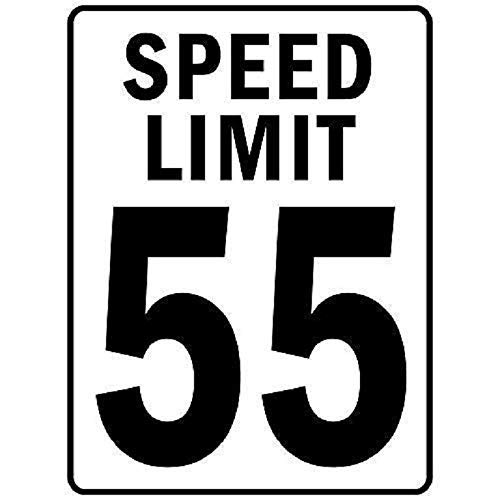 Stevenca Metall-Blechschild Speed Limit 55, 20,3 x 30,5 cm, dekoratives Aluminiumschild Stevenca Metall-Blechschild Speed Limit 55, 20,3 x 30,5 cm, dekoratives Aluminiumschild von Stevenca
