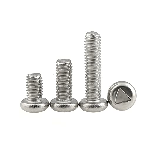 10pcs M3/m4 Anti-Diebstahl-Schrauben Innen Dreieck Rundkopfschraube, M4x20 von Stevenurr