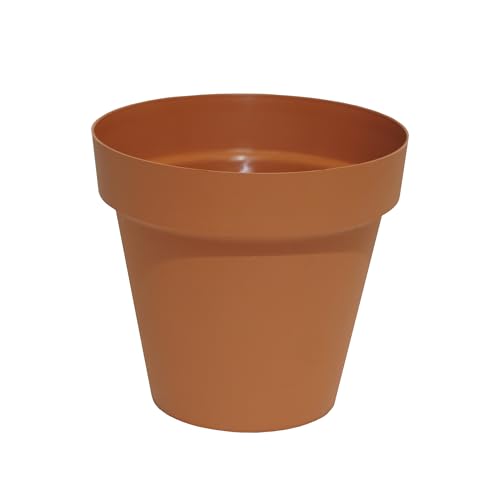 Stewart 37 cm großer Kaskadentopf mit Rädern | robuster Kunststoff-Pflanztopf für den Garten | Leichter Pflanzbehälter für den Außenbereich | Großer Blumentopf mit eingebauten Rädern | von Stewart