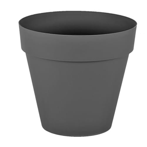 Stewart 46,5 cm großer Kaskadentopf mit Rädern, robuster Kunststoff-Garten-Pflanzgefäß, Leichter Pflanzbehälter für den Außenbereich, großer Blumentopf mit integrierten Rädern, witterungsbeständiger von Stewart