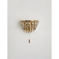 Wunderschöne Kristallglas Wandleuchten Von Palwa, 1960Er Hollywood Regency von Steylar