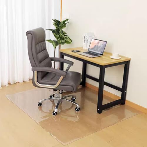 Drehstuhl Stuhlmatte Rechteckig, PVC Bodenschutzmatte 2.0mm Bodenmatte Transparente Fußmatten Für Büro Arbeitszimmer-85x140cm Drehstuhl Stuhlmatte Rechteckig, PVC Bodenschutzmatte 2.0mm Bodenmatte Transparente Fußmatten Für Büro Arbeitszimmer-85x140cm von Steytemd