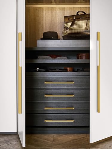 Steytemd Möbelgriffe Gold Lang,2 Kabinett Türgriff, Massive Aluminium | Eloxierte Oberfläche, Bügelgriffe Kleiderschrank Zieht Griffe Küchenschrank Türgriffe- 960mm/37.8in von Steytemd