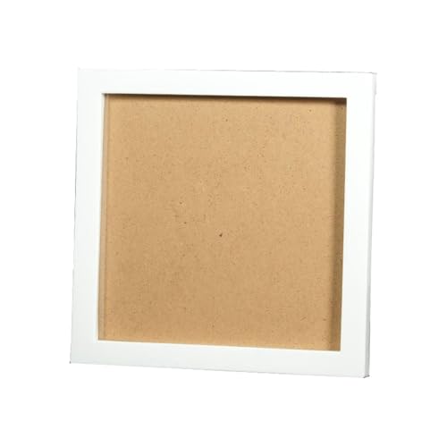 Stfery Fotorahmen 17x17 Weiß Pvc Photo Frames für Jedes Foto, Tischplatte, Horizontal Und Vertikal von Stfery