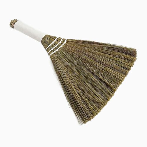 STGBCST 1Stücke Reisstrohbesen Mini Reisstrohbesen Gartenbesen Handgemachte Natürliche Bambus Besen Vietnamesischer Strohbesen Staubbürste Reinigungsmittel für Wohnmöbel Auto (Klein) von Stgbcst