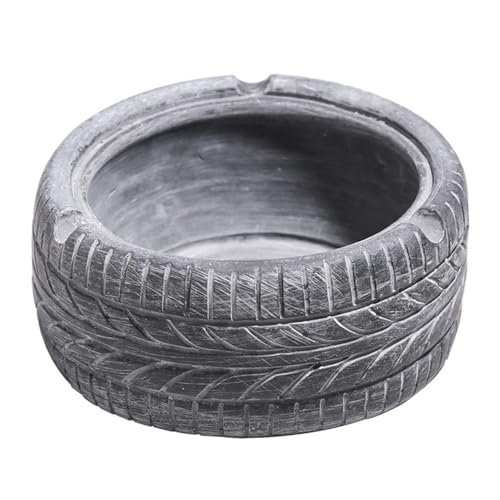 STGBCST Trend Reifen Aschenbecher Reifen Aschenbecher Aschenbecher für draußen Tischaschenbecher Zigarre Aschenbecher, für Wird in Bars, Clubs, Büros und Häusern Verwendet (Grau) von Stgbcst