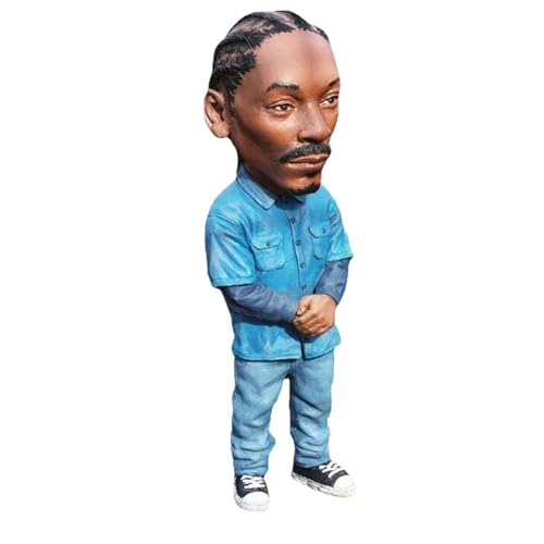 Stgbcst Schwarze Hip-Hop-Souvenir-Rapper-Statue 3 * 5 * 10 cm Hip-Hop-Harz-Ornamente Schwarzes Hip-Hop-Kunsthandwerk Geeignet für Büro-Schlafzimmer-Kollektionen (Stil 2) von Stgbcst