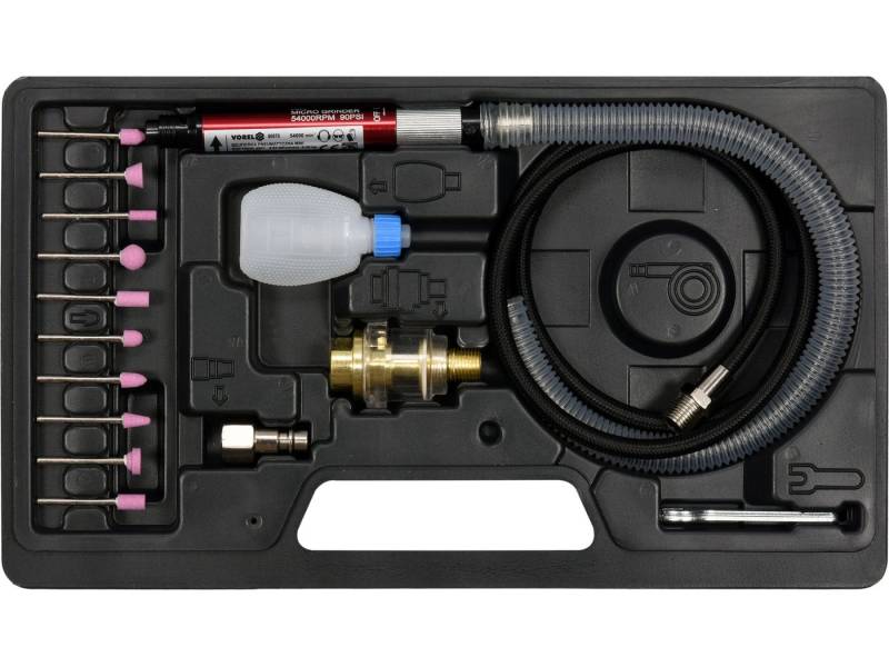 Sthor Druckluftwerkzeug Druckluft Mini-Schleifer-Set 16-Teilig, 0-54000 min⁻¹ Sthor Druckluftwerkzeug Druckluft Mini-Schleifer-Set 16-Teilig, 0-54000 min⁻¹ von Sthor