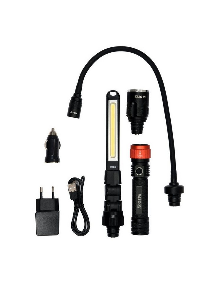 Sthor LED Arbeitsleuchte Arbeitsleuchte 3,7V, 380lm, 3in1, POWER LED, Inspektionslampe, neutralweiß von Sthor