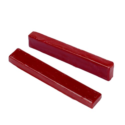 Sthovd Rotes DOP-Wachs, passend für Lapidar-Cabachon, zum Schneiden und Polieren, vielseitig, 2 Stück von Sthovd
