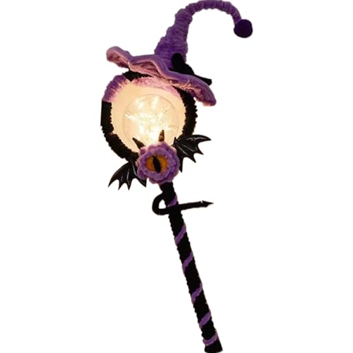 Fuzzy Pfeifenreiniger,Halloween-Drahtstäbchen - Biegestab, Handgemachte Halloween-Dekoration für Klassenzimmer, Schulprojekte, Urlaub, Schlafzimmer und Raumdekoration von Stibtmr