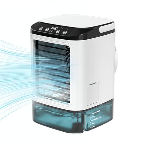 Klimaanlagen Ventilator Für Schlafzimmer, Kleine Tragbare Klimagerät Mit Kühlfunktion, Nachtlicht 3 Geschwindigkeiten Wassertank Für Zuhause Schlafzimmer Camping Klimaanlagen Ventilator Für Schlafzimmer, Kleine Tragbare Klimagerät Mit Kühlfunktion, Nachtlicht 3 Geschwindigkeiten Wassertank Für Zuhause Schlafzimmer Camping von Stibtmr