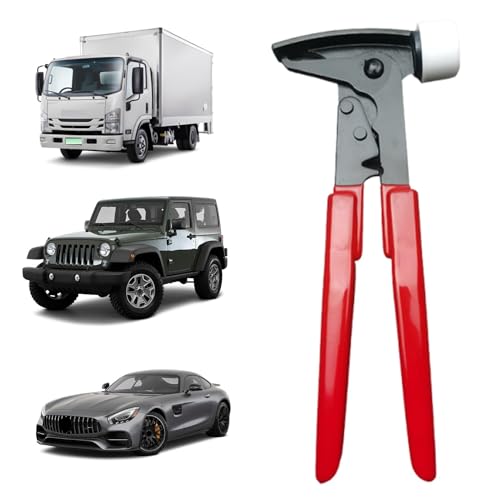 Radgewichte Hammer zum Anklipsen, Radausgleichsgewichtshammer - Hochleistungs-Autoreifen-Gewichtszange | Radgewichtszange, Radauswuchtwerkzeug zum Auswuchten von Reifen, Reparaturreifen, Blech Radgewichte Hammer zum Anklipsen, Radausgleichsgewichtshammer - Hochleistungs-Autoreifen-Gewichtszange | Radgewichtszange, Radauswuchtwerkzeug zum Auswuchten von Reifen, Reparaturreifen, Blech von Stibtmr