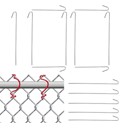 Schwerlast Zaunbinder | 100 Stück Drahtbinder - Aluminium Vielseitiges Befestigungselement Für Garten Rasen Terrasse Spielplatz Und Hinterhof Schwerlast Zaunbinder | 100 Stück Drahtbinder - Aluminium Vielseitiges Befestigungselement Für Garten Rasen Terrasse Spielplatz Und Hinterhof von Stibtmr