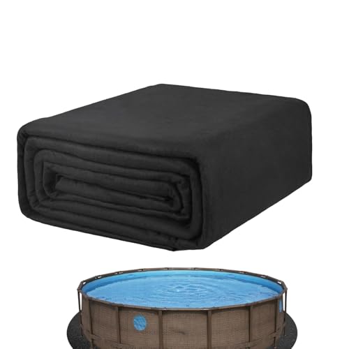 Stibtmr 550cm Pool Unterlage Poolunterlage Pool Schutzmatte Rund Überirdische Pools Folienunterlage Pannenschutzpolsterung Für Hinterhof Bodenmatte Poolunterlage Matte Für Outdoor von Stibtmr