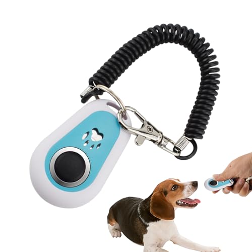 Stibtmr Clicker Für Hundetraining | Tiererziehungs-Clicker Mit Zweifarben-Design,Verhaltensunterstützung Mit Handgelenkband, Ovales Design Für Kleine, Mittelgroße Und Große Hunderassen Stibtmr Clicker Für Hundetraining | Tiererziehungs-Clicker Mit Zweifarben-Design,Verhaltensunterstützung Mit Handgelenkband, Ovales Design Für Kleine, Mittelgroße Und Große Hunderassen von Stibtmr