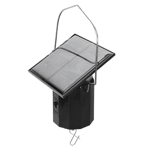 Stibtmr Solarbetriebener Windspinner Motor Solarmotor Für Windspiel Solarbetriebener Rotationsmotor Hängender Batteriemotor Schwarzer Rotierender Motor Für Gartenwindspinner Dekoration von Stibtmr