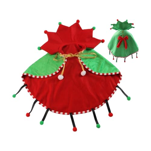 Weihnachts Hundekleidung - Weihnachtsbaum Kostüm Für Kleine Hunde | Haustier Zubehör Umhang Niedlich Für Katzen Winter Verkleidung Fest Geburtstagsparty Cosplay Weihnachts Hundekleidung - Weihnachtsbaum Kostüm Für Kleine Hunde | Haustier Zubehör Umhang Niedlich Für Katzen Winter Verkleidung Fest Geburtstagsparty Cosplay von Stibtmr