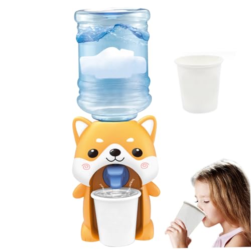 Mini Wasserspender Hund Form niedliche Cartoon Simulation Kinder Wasserspender für das Spielen von Spielpuppenzubehör von Stibzeup