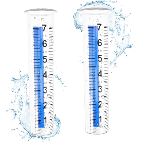 Stibzeup 2 PCs Regenmesser 8 Kapazität Klares Wassermesser für Regen mit großer Zahlen Skalierungen Risse resistent im Freien Regenmesser für Garten, Garten, Rasen Stibzeup 2 PCs Regenmesser 8 Kapazität Klares Wassermesser für Regen mit großer Zahlen Skalierungen Risse resistent im Freien Regenmesser für Garten, Garten, Rasen von Stibzeup
