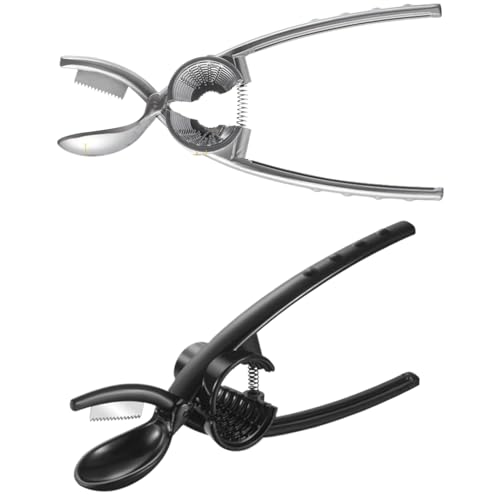 Stibzeup Nusscracker 2pcs 2 in 1 Nicht-Schlupf-Legierung Walnuss & Chestnut Cracker mit scharfen Zacken und Trichter Design Labour-sparendes Küchenzubehör Stibzeup Nusscracker 2pcs 2 in 1 Nicht-Schlupf-Legierung Walnuss & Chestnut Cracker mit scharfen Zacken und Trichter Design Labour-sparendes Küchenzubehör von Stibzeup