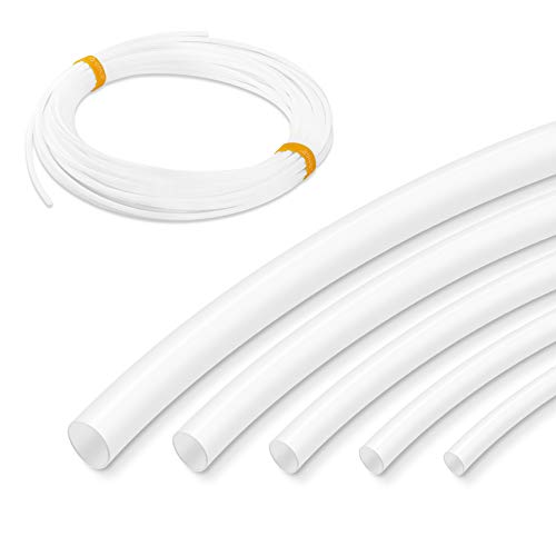 0,5mm innen / 1mm außen 10 Meter Länge PTFE Schlauch PTFE Schlauch Pneumatik 260° C Grad Natur 3D Drucker Meterware von StickandShine