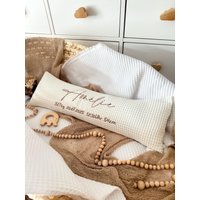 Geburtskissen Mit Länge Und Gewicht, Babygeschenk Zur Taufe, Babydecke, Kissen Personalisiert, Baby Geschenk, Geburt Uni von StickKnirpsKissen