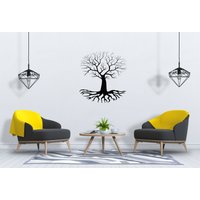 Baum Des Lebens Wandtatbestand Wurzeln Ast Wandkunst Sg2316 von StickOshop