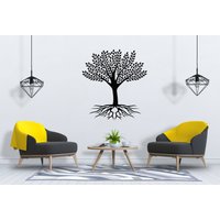 Baum Des Lebens Wandtatbestand Wurzeln Ast Wandkunst Sg2318 von StickOshop